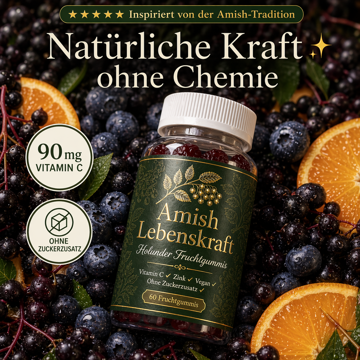 Amish Lebenskraft Fruchtgummis